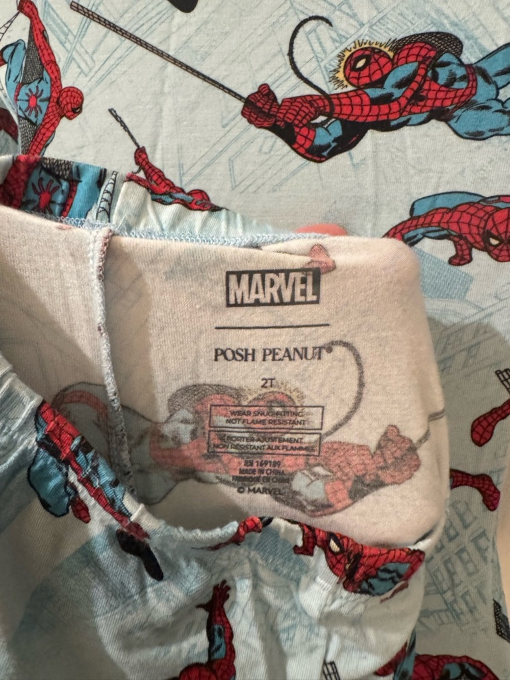 Posh Peanut Marvel Spider-Man Kids Bamboo Pajama Set - Picture 8 of 8
